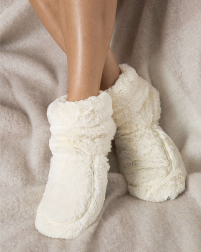 Cream Warmies Boots - Warmies USA
